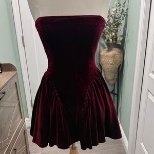 Flirty Luxe Velvet Skater Dress